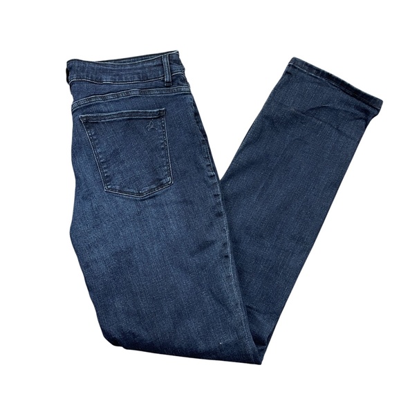 DL1961 Mara 32 Instasculp Straight Jeans Blue Cotton Blend (button wear) - Picture 1 of 9